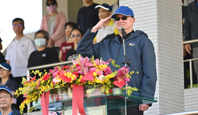 內政部次長馬士元主持警大校運會開幕典禮